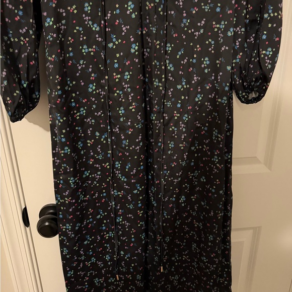 AFRM Portia Dress in Noir Neon Ditsy Floral Boho Dress Womens Size Small NWT - Picture 4 of 7